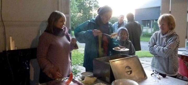 Moments récréatifs en groupe au camping Puy-de-Dôme
